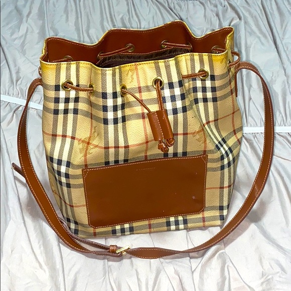 Burberry Handbags - Authentic Burberry Draw String Bag